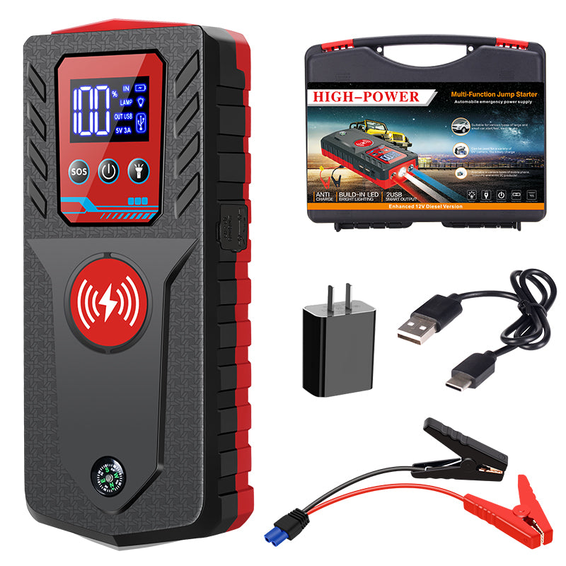 בוסטר התנעה+סוללת חירום רב שימושית 229,800mAh