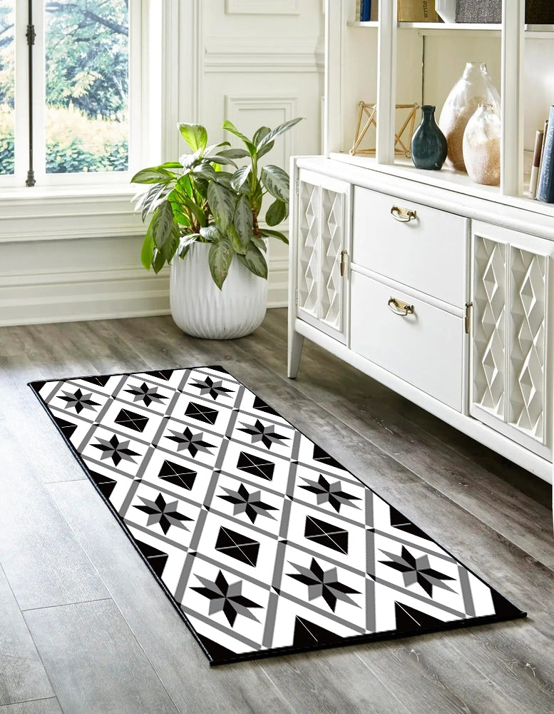 דגם שושנת רוחות PVC שטיח