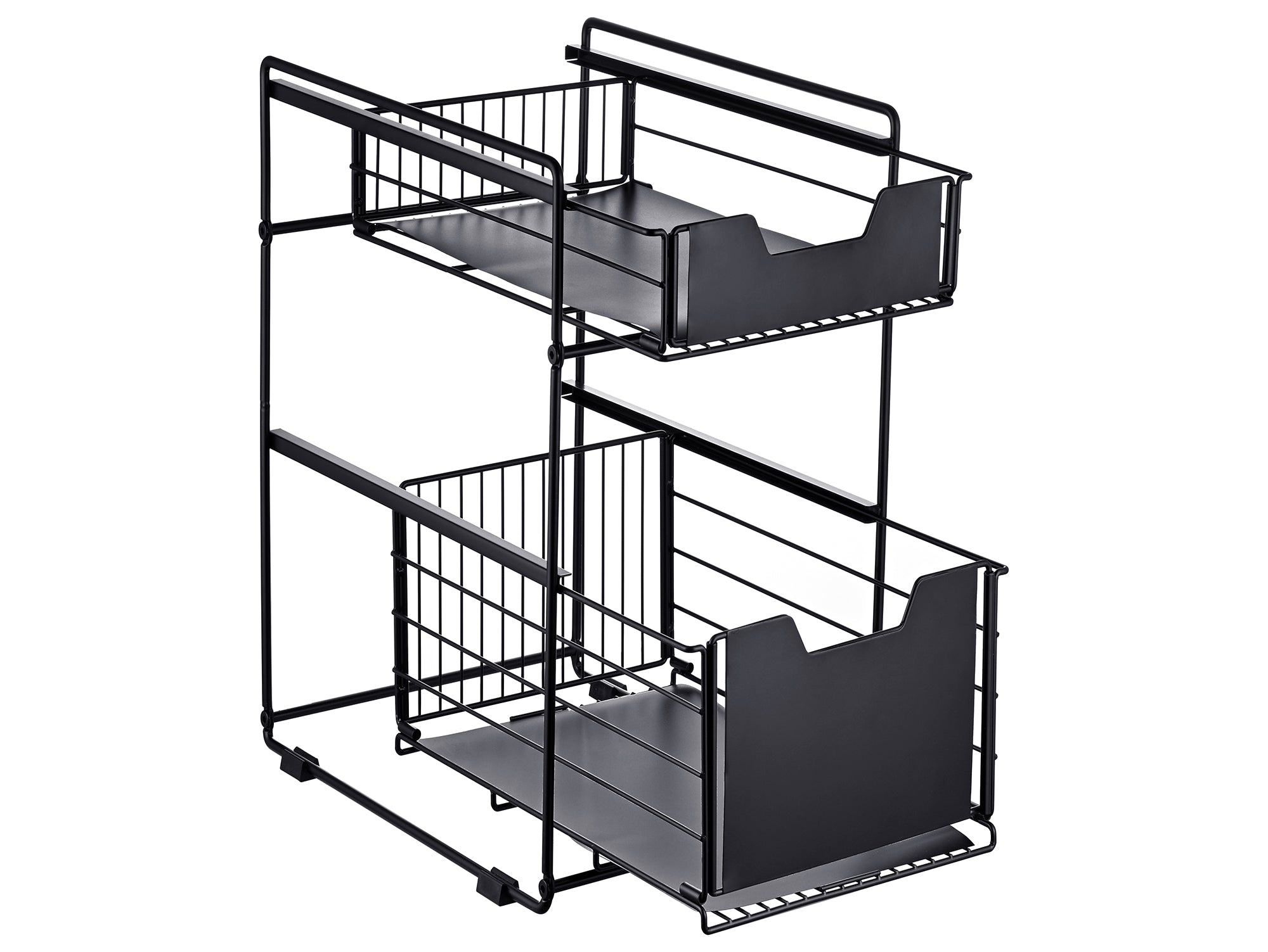 ארגונית אחסון מתחת לכיור שתי קומות