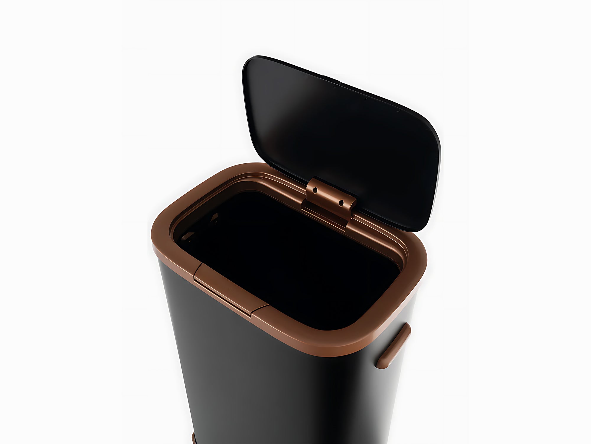 פח אשפה אוטומטי 55 ליטר שחור רוז גולד