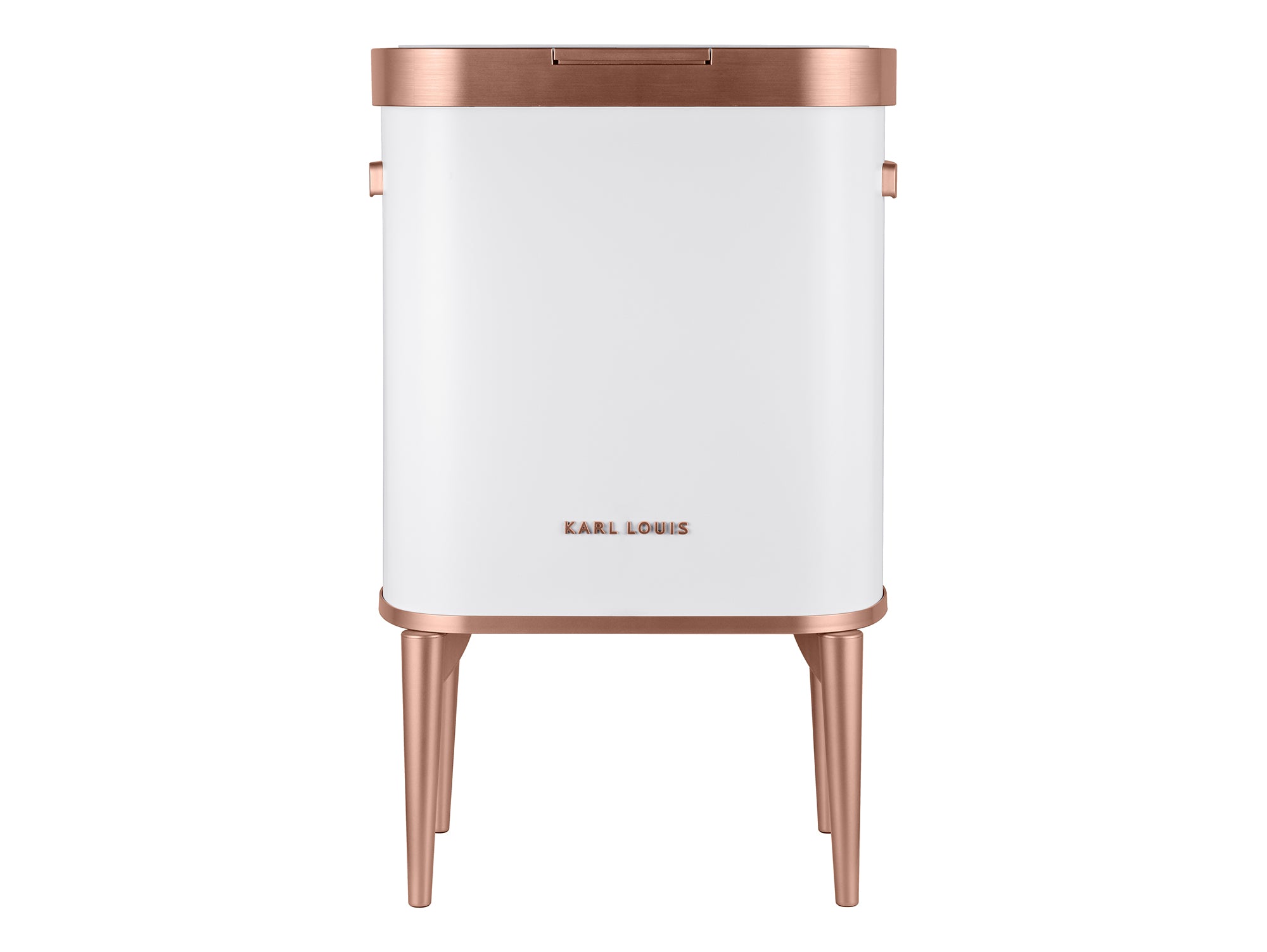 פח אשפה אוטומטי 33 ליטר לבן רוז גולד