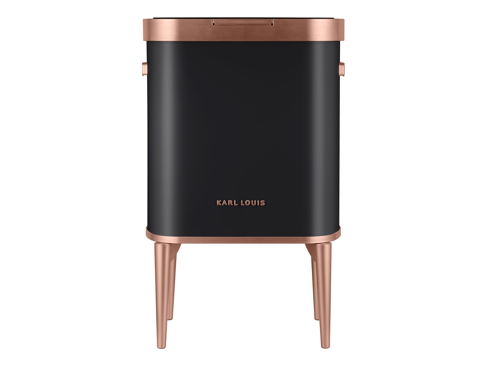 פח אשפה אוטומטי 33 ליטר שחור רוז גולד