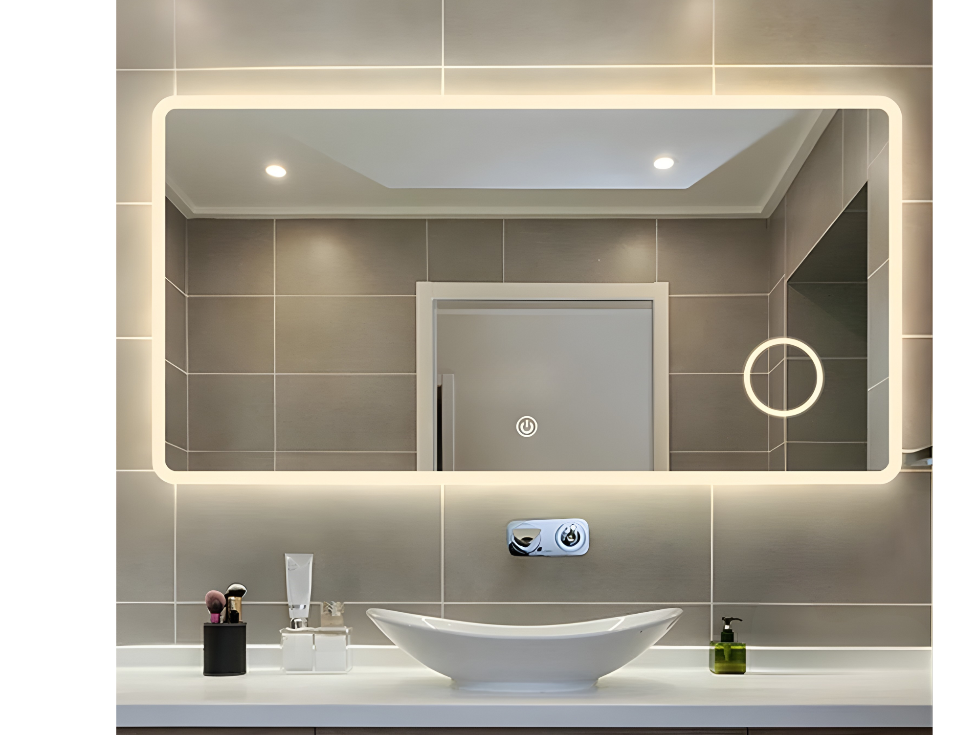 עם זכוכית מגדלת