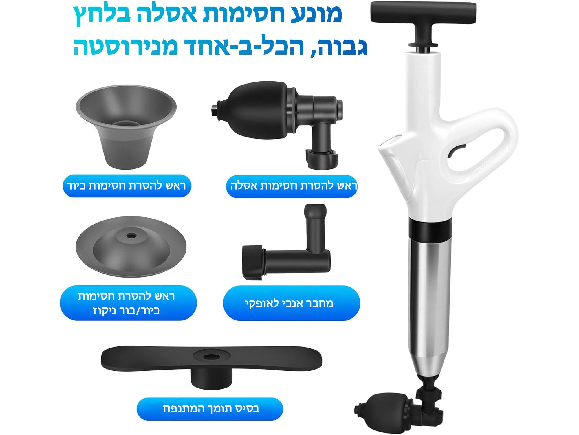 ערכת פתיחת סתימות מקצועית עם מבנה נירוסטה
