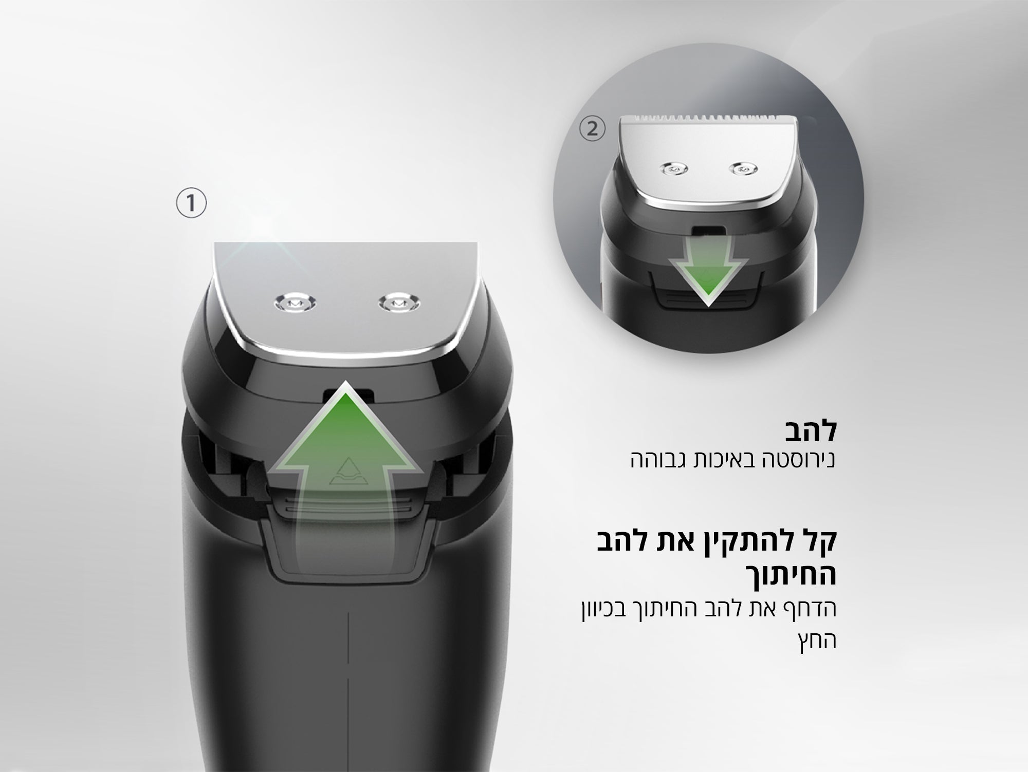 מכונת תספורת וגילוח לזקן